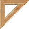 Ekena Millwork Traditional Traditional Rough Sawn Bracket w/ Offset Brace, Western Red Cedar, 8"W x 38"D x 38"H BKT0806X38X38TRA01RWR - alternate 3